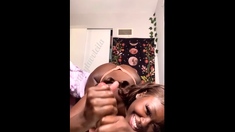 Hot Black Maid Does Some Webcam Black and Ebony