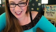 Brunette Solo Webcam Masturbation