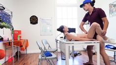 InnocentHigh brunette teen Olivia Wilder hardcore fucking