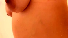 Big boobs milf masturbates with her dildo