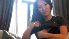 Amateur Milf masturbates sucks and fucks with cumshot