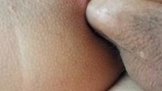 Cummy amateur pussy close up
