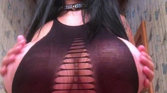 Leann amateur beautiful brunette with big boobs