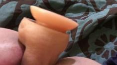 Close up solo beauty toying ass