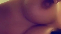 brunette babe with big boobs is so hot