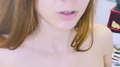 Curly Blonde Teen Records Solo Dildo Masturbation More at