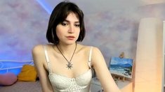 Pale amateur teen brunette Lynn Love