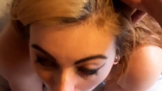 Amateur Blond Give Nice POV Blowjob