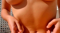 PUSSY BABE BRUNETTE masturbating