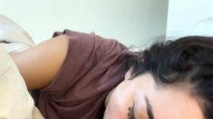 POV blowjob amateur eurobabe in red devil lingerie