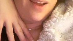 Jessica Hot Amateur Brunette On Creamy Masturbation