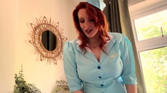 Solo pornstar jerks and cums