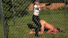 Amateur Outdoor Brunette Masturbates