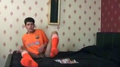 Soccer Socks Masturbation Solo