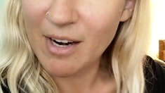 Home Made Amateur Blonde Masturbating