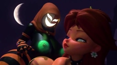 Princess Daisy gets railed by a ghost multiple times