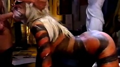 Sexy Blonde Blowjob Whore Rides Cock Hardcore