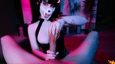 MollyRedWolf is testing you. Try not to cum. TittyFuck,