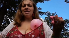Great Big Boobs On Masturbating Redhead