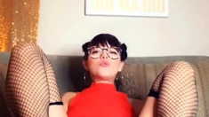 Amateur Striptease And Solo Masturbation