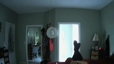 Brunette Solo With Black Dildo