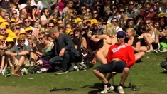 Fully Nude Lapdance In Front Of A Crowd