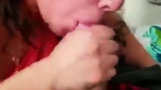 She gives head and swallows everything