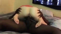 Skinny White Girl Fucked Like A Puppet By Black Bull