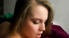 Fun with cute white girl.