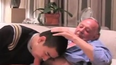 Daddy fucks boy