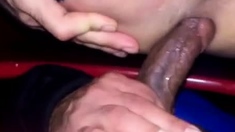 Harter Arschfick am Gloryhole