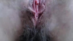 Very Cute Hairy Blonde Pussy 2