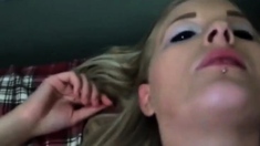 Cute blonde amateur fucked