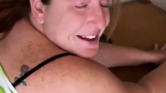 Chubby Girl Takes It Up The Arse